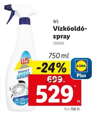 Lidl W5 Vízkőoldóspray ajánlat