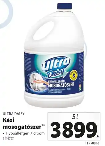 Lidl ULTRA DAISY Kézi mosogatószer ajánlat