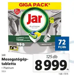 Lidl JAR Mosogatógéptabletta ajánlat