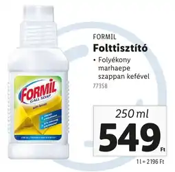 Lidl FORMIL Folttisztító ajánlat