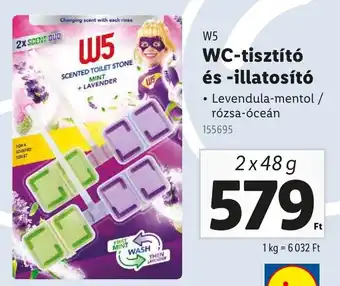 Lidl W5 WC-tisztító és -illatosító ajánlat