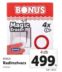 BONUS Radírszivacs
