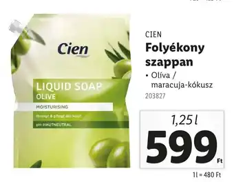 Lidl CIEN Folyékony szappan ajánlat