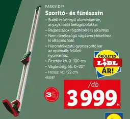 Lidl PARKSIDE Szorító-és fűrészsín ajánlat