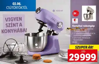 Lidl RETRO Konyhai robotgép ajánlat