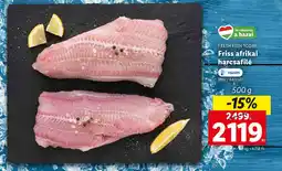 Lidl FRESH FISH TODAY Friss afrikai harcsafilé ajánlat