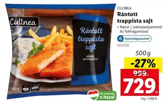 Lidl CULINEA Rántott trappista sajt ajánlat