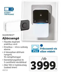 Lidl SILVERCREST Ajtócsengő ajánlat