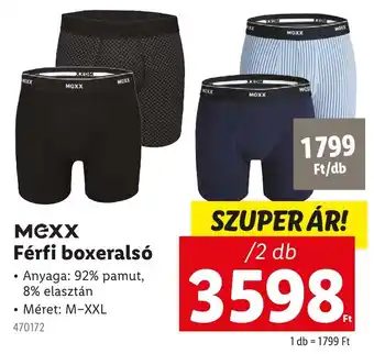 Lidl MEXX Férfi boxeralsó ajánlat