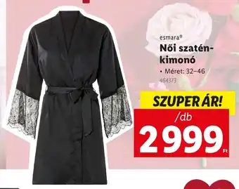 Lidl Esmara Női szatén- kimonó ajánlat