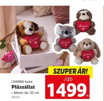 Lidl LIVARNO home Plüssállat ajánlat