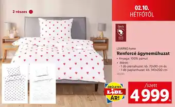 Lidl LIVARNO home Renforcé ágyneműhuzat ajánlat