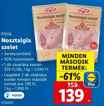 Lidl PIKOK Nosztalgia szelet ajánlat