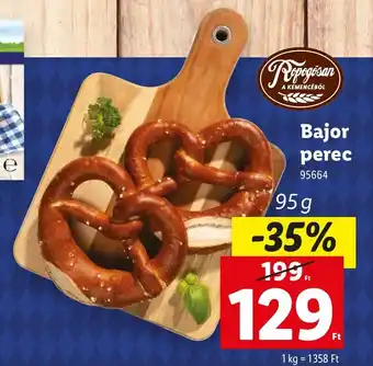 Lidl Bajor perec ajánlat