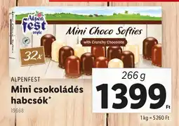 Lidl ALPENFEST Mini csokoládés habcsók ajánlat