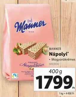 Lidl MANNER Nápolyi ajánlat