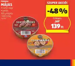 ALDI Primana Májas ajánlat