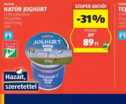 ALDI Milgam Natúr Joghurt ajánlat