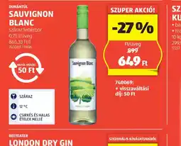 ALDI Sauvignon Blanc ajánlat