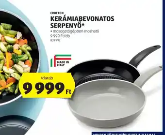 ALDI Crofton Kerámiabovonatos Serpenyő ajánlat