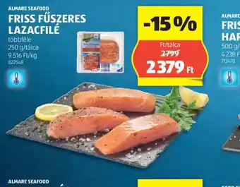 ALDI Almare Seafood Friss Fűszeres Lazacfilé ajánlat