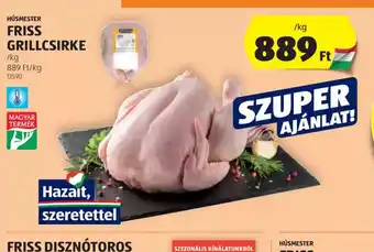 ALDI Friss grillcsirke ajánlat