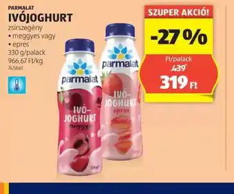 ALDI Parmalat Ivjoghurt ajánlat