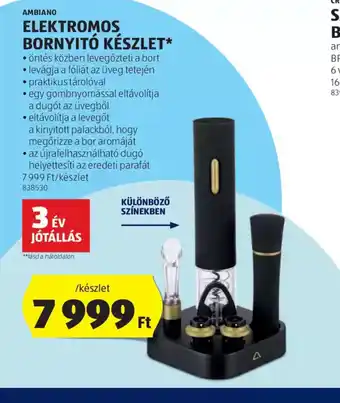 ALDI Apiano Elektromos Bornyit Készlet ajánlat