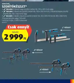 ALDI WORKZONE Szorít készlet ajánlat