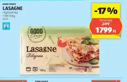 ALDI Good Choice Lasagne Bolognese ajánlat