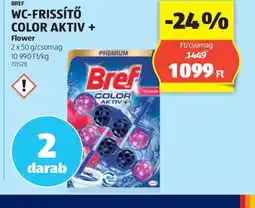 ALDI WC-frissítőBref Color Aktiv + Flower ajánlat