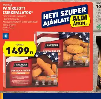 ALDI American Pan 2500 CHECKrozott Csirkefalatok ajánlat