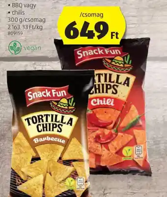 ALDI Snack Fun Tortillachips ajánlat