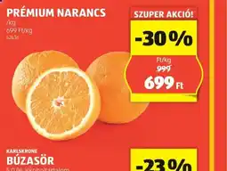 ALDI Prémium Narancs ajánlat