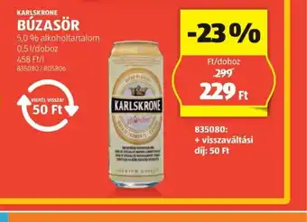 ALDI Karlskrone Búzásör ajánlat