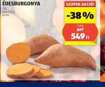 ALDI Édesburgonya ajánlat