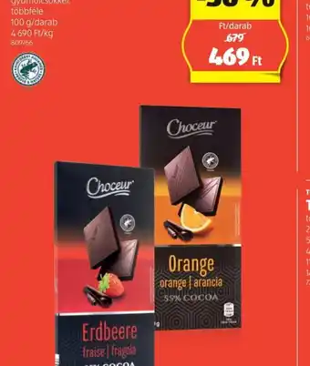 ALDI Choceur Noir Étcsokoládé ajánlat