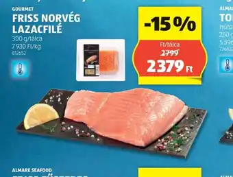 ALDI Gourmet Friss Norvég Lazacfilé ajánlat