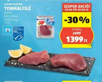 ALDI Almare Seafood Tonhalfilé ajánlat