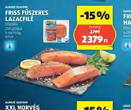 ALDI Almare Seafood Friss Fűszeres Lazacfilé ajánlat