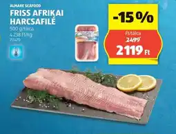 ALDI Almare Seafood Friss Afrikai Harcsafilé ajánlat