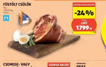 ALDI Füstölt csülök ajánlat