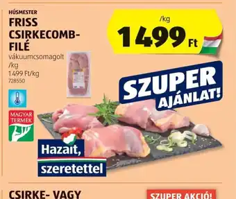 ALDI Húsmester Friss Csirkecomb-filé ajánlat