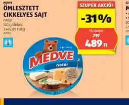 ALDI Medve Ömlesztett Cikkekelyes Sajt ajánlat