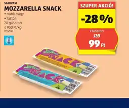 ALDI Mozzarella Snack ajánlat