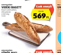 ALDI Vidéki Bagett ajánlat