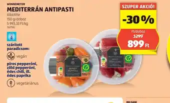 ALDI Wohnmeyer Mediterrán Antipasti ajánlat