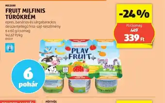 ALDI Milani Fruit Milfinis Túrkrém ajánlat