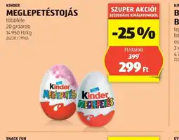 ALDI Kinder Meglepetés tojás ajánlat