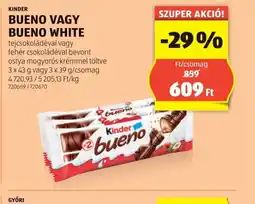 ALDI Kinder Bueno vagy Bueno White ajánlat